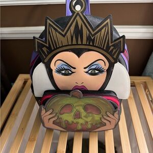 Disney Evil Queen Backpack with Black and Green Accents